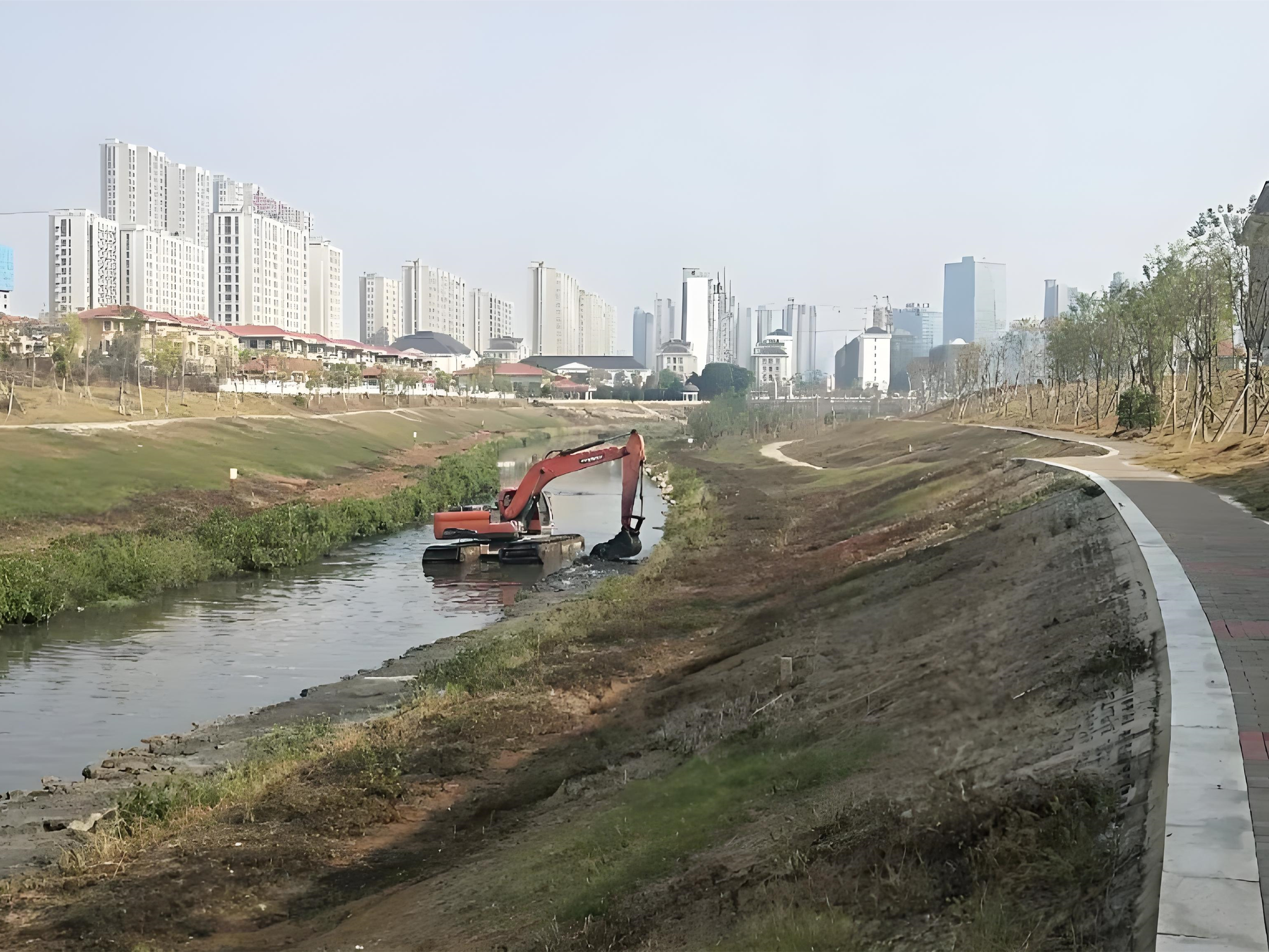 上海青浦區挖機清淤施工隊-沼澤地清淤后如何防止再次淤積？